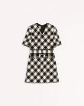Damier Tweed Dress
