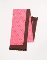 Cotton Sarong With Stelline E Firma Starry Print With Tassel Trim