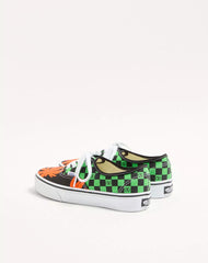Valentino Garavani And Vans Low-Top Fabric Trainer With VLogo Checkerboard Print And Tropical Leaves Print