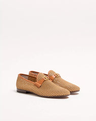 Wolfe Loafer In Woven Raffia