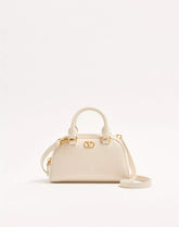 Mini VLogo Signature Bowling Bag In Grainy Calfskin