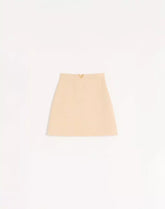 Curly Wool Short Skirt