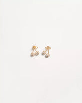 Cherryfic Metal And Swarovski® Crystal Earrings