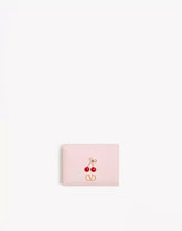 Cherryfic Wallet In Grainy Calfskin