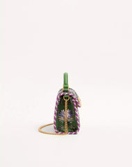 Valentino Garavani Mini Vsling Embroidered Handbag With Jewel Logo