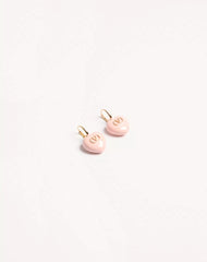 Coeur Royal Metal And Enamel Earrings