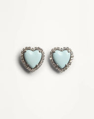 Coeur Hyperbole Earrings In Metal, Resin And Swarovski® Crystals