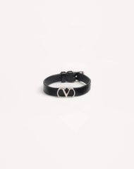 Vlogo Signature Grainy Calfskin Bracelet