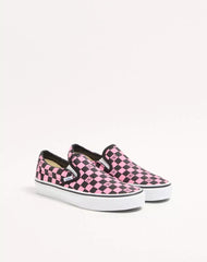 Valentino Garavani And Vans Fabric Slip-On Trainer With VLogo Checkerboard Print