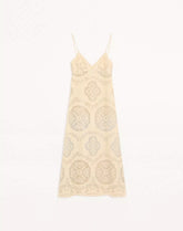 Midi Dress In Floral Stamp Blanket