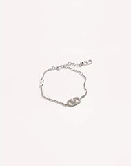 Vlogo Signature Bracelet In Metal And Swarovski® Crystals