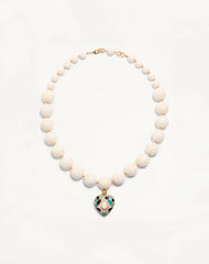 Coeur Royal Necklace In Metal, Resin, Enamel And Swarovski® Crystals