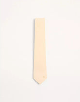 Valentie Silk Tie With VLogo Signature Detail