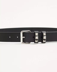 Valentino Garavani Flaneuse Belt In Shiny Calfskin 30 Mm
