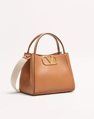 Valentino Garavani Alltime Medium Handbag In Grainy Calfskin