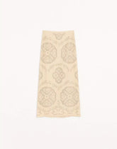 Midi Skirt In Floral Stamp Blanket