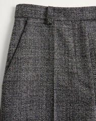 Wool Mouliné Trousers