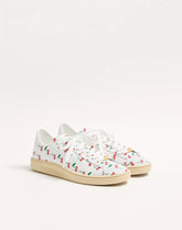 Royco Sneaker In Nappa Calfskin With Cherryfic Pattern