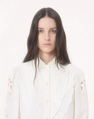 Embroidered Poplin Shirt