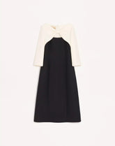 Crepe Couture Midi Dress