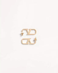 Vlogo Signature Metal And Swarovski® Crystal Earrings