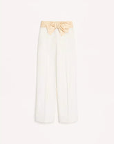 Diagonal Cotton Linen Pants