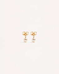 Vlogo Signature Earrings With Swarovski® Pearls