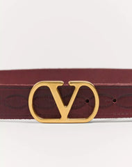 VLogo Signature Calfskin Belt 30 Mm