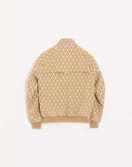 Valentino wool bomber jacket with all-over Toute La V motif