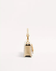 Valentino Garavani Locò Small Embroidered Shoulder Bag With Jewel Logo
