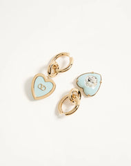 Coeur Hyperbole Earrings In Metal, Resin And Swarovski® Crystals