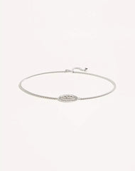 VLogo Signature Chain Belt With Crystals