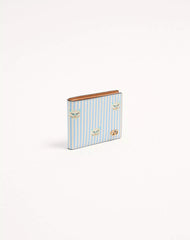 Valentino Garavani VLogo Signature Wallet In Grainy Calfskin With Le Chat De La Maison Print