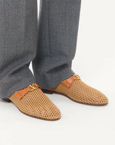 Wolfe Loafer In Woven Raffia