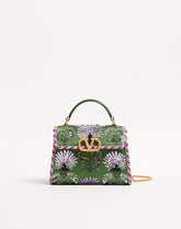 Valentino Garavani Mini Vsling Embroidered Handbag With Jewel Logo