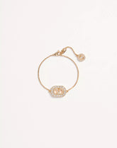 Vlogo Signature Metal And Swarovski® Crystal Bracelet