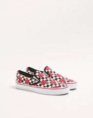 Valentino Garavani And Vans Slip-On Sneaker In Fabric With VLogo Checkerboard Print And Polka Dot Detail