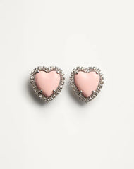 Coeur Hyperbole Earrings In Metal, Resin And Swarovski® Crystals