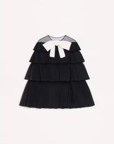 Embroidered Organza Cape