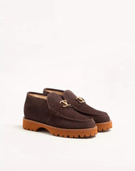 Lord Chunky Ankle Boot In Crust Leather