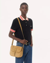 Cotton Piqué Polo Shirt With VLogo Patch