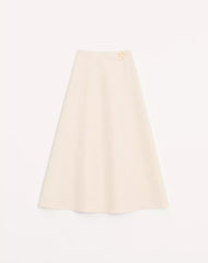 Crepe Couture Midi Skirt