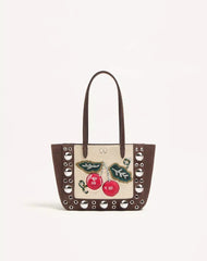 Valentino Garavani Nellcôte Mini Embroidered Shopping Bag