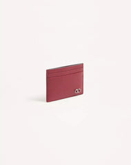 Valentino Garavani VLogo Signature Cardholder In Grainy Calfskin