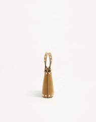Rockstud Mini Suede Shopping Bag