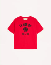 Valentino Cotton T-Shirt With Panther Print