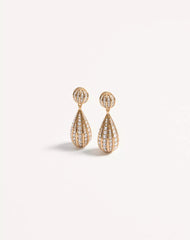 Poetiques Des Gouttes Metal And Swarovski® Crystal Earrings