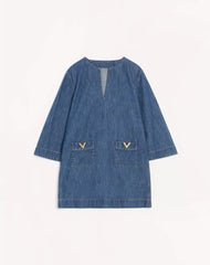 Denim Chambray Dress
