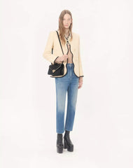 Valentino Garavani Rockstud Small Shoulder Bag In Grainy Calfskin