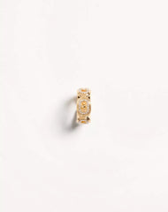Ovalette Metal And Swarovski® Crystal Ring